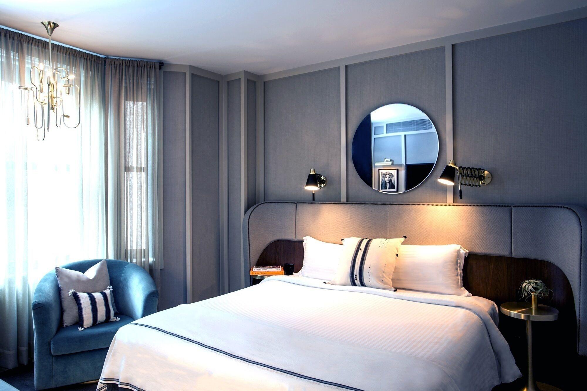 Hotel The Evelyn Nomad New York Esterno foto A bedroom at the Hotel
